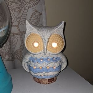 Vintage owl night light